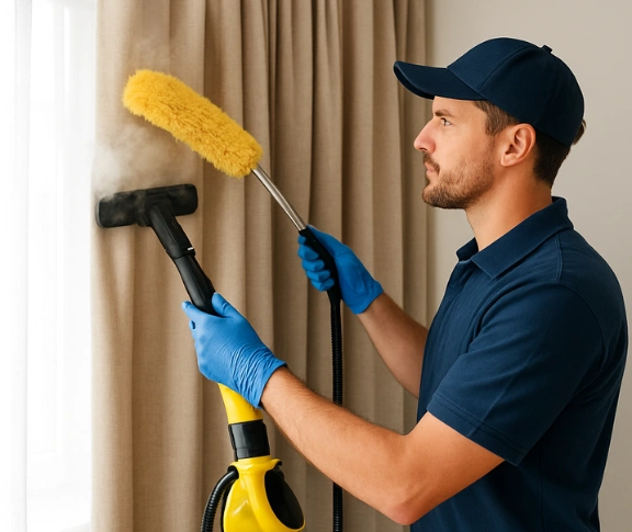 Trusted residential curtain cleaning technician Matty Curtain Cleaning linley-point-nsw QLD